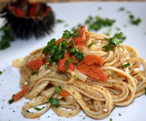 Ricette Ischitane - Spaghetti ai ricci di mare