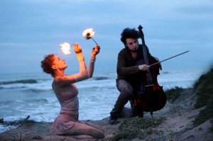 Ad Ischia Fuochi di Bach spettacolo per violoncello e fuoco