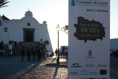 Ischia Global film & music festival - Piazzale del Soccorso con Dario Argento, i De Sica, Conticini e Pino Insegno