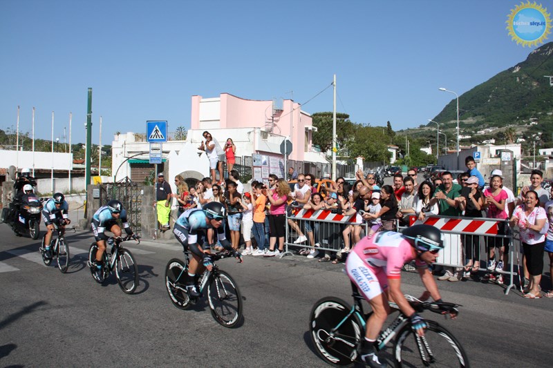 Il Giro d'Italia sull'isola d'Ischia