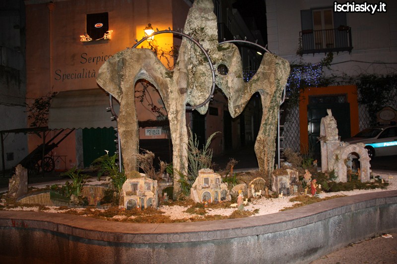 Il Presepe nella fontana a Forio d'Ischia