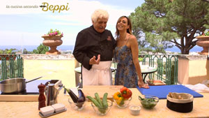 Anna Falchi e Paolantoni ai fornelli a Ischia, sbarca sul web "La cucina secondo Beppi"